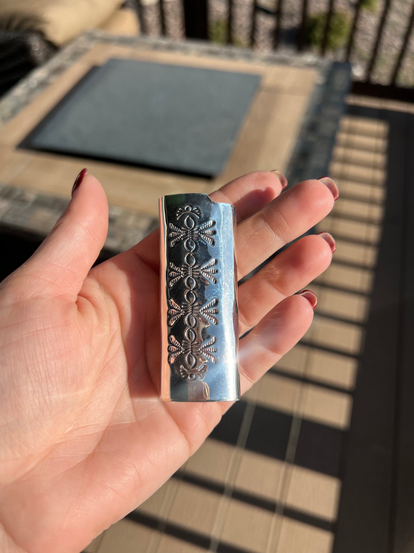 Sterling lighter case