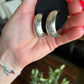 Louisa Bighand Navajo sterling silver large hoops
