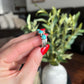 Size 6.5 3 stone rope ring