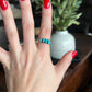 Size 7 4-stone Zuni ring