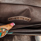 Turquoise Tooled Beauty Wallet, Western Cowhide Style