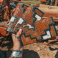 The Darlene Cowhide Leather Tooled Wallet