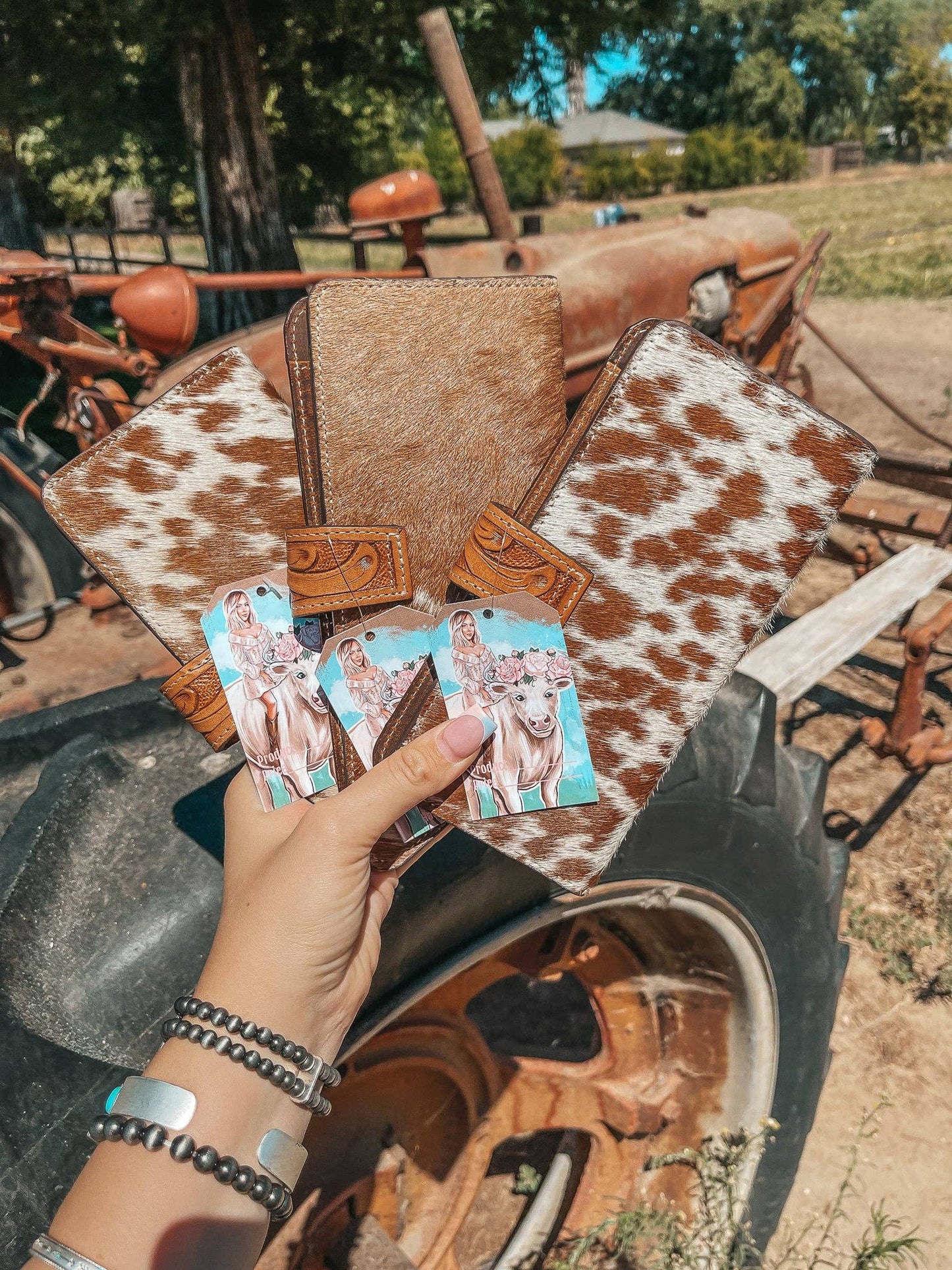 The Remington Cowhide Leather Tooled Wallet