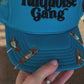 Hat clip Authentic turquoise, copper and silver handmade in Arizona by American artist Harvest